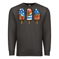 Smoke Patriotic Leopard Popsicles Premium Sweatshirt - Jasminsmagicworld