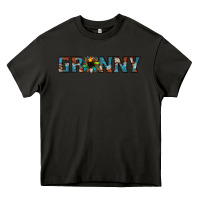 Asphalt granny cowhide sunflower Heavy Core Tee - Jasminsmagicworld