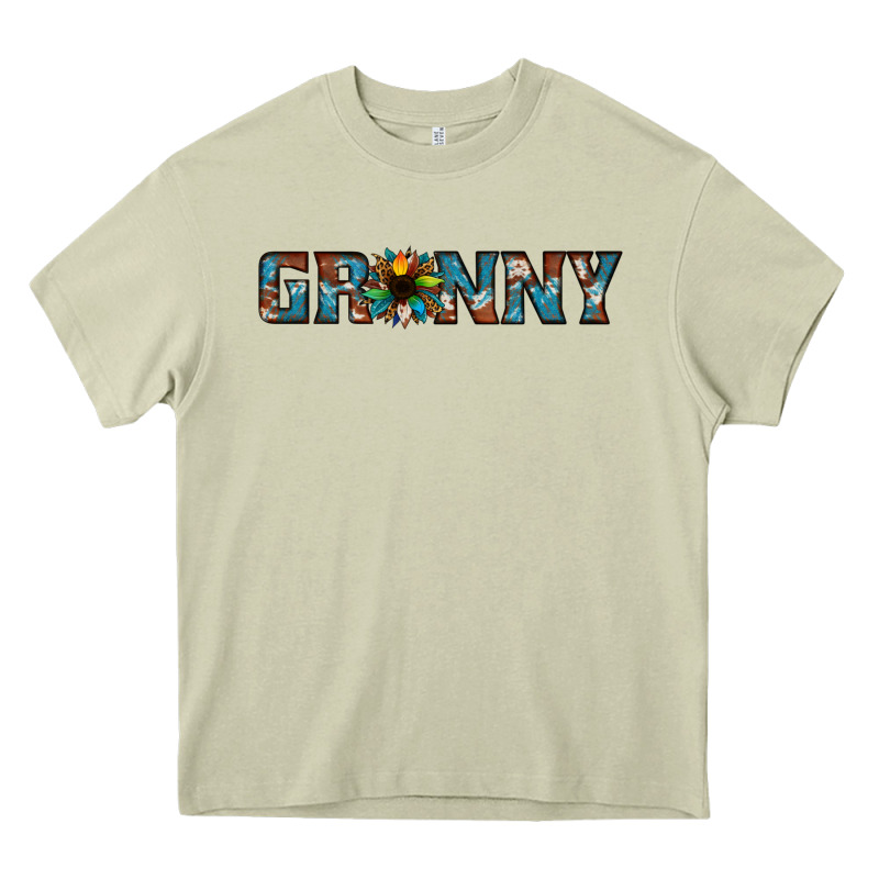 Granny Cowhide Sunflower Heavy Core Tee by Jasminsmagicworld | Teevron