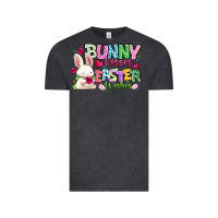Bunny Kisses Easter Wishes Vintage Tee | Teevron