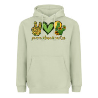 Matcha peace love cactus Heavyweight Hoodie - Jasminsmagicworld