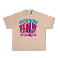 Burro All Booked For Valentines Urban Heavy Tee - CowhideDigitalArt