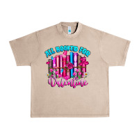 French Oak All Booked For Valentines Urban Heavy Tee - CowhideDigitalArt