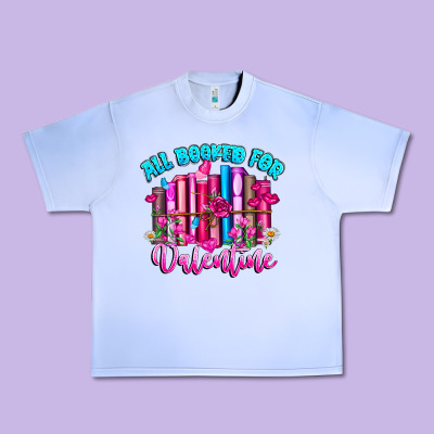 All Booked For Valentines Urban Heavy Tee Designed By Cowhidedigitalart