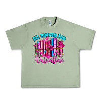 Oil Green All Booked For Valentines Urban Heavy Tee - CowhideDigitalArt
