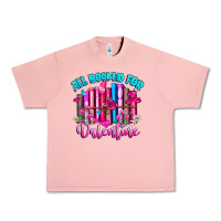 Salmon All Booked For Valentines Urban Heavy Tee - CowhideDigitalArt