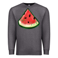 Charcoal Heather watermelon sliece Premium Sweatshirt - Jasminsmagicworld
