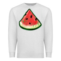 Oatmeal Heather watermelon sliece Premium Sweatshirt - Jasminsmagicworld