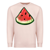 Pale Pink watermelon sliece Premium Sweatshirt - Jasminsmagicworld