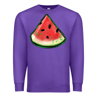 Purple watermelon sliece Premium Sweatshirt - Jasminsmagicworld