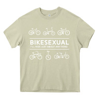 Mossy bikesexual   cyclist bicycle biking bike cycling t shirt tee gift Heavy Core Tee - DesigneFamous