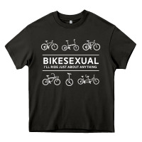 Asphalt bikesexual   cyclist bicycle biking bike cycling t shirt tee gift Heavy Core Tee - DesigneFamous