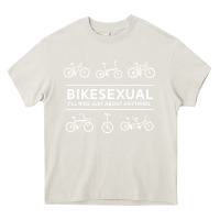Cream bikesexual   cyclist bicycle biking bike cycling t shirt tee gift Heavy Core Tee - DesigneFamous