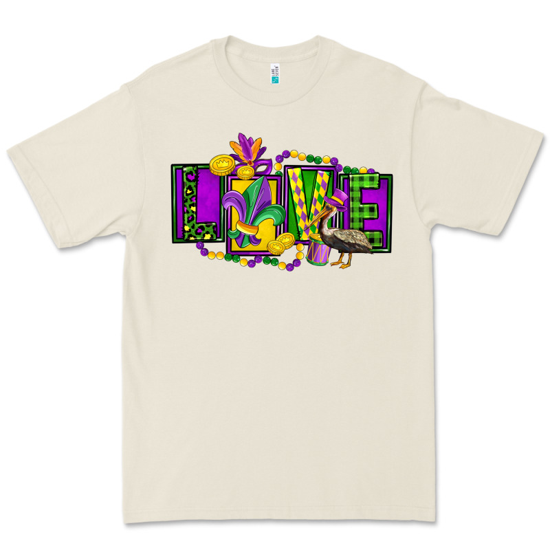 Mardi Gras Love Premium Tee by FaDigitalArtStudio | Teevron