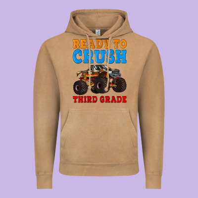 Ready To Crush Third Grade Vintage Hoodie Designed By Artiststas