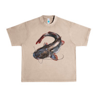 French Oak Catfish Illustrations Urban Heavy Tee - LillyAllenDesigns