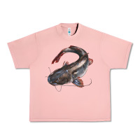Salmon Catfish Illustrations Urban Heavy Tee - LillyAllenDesigns