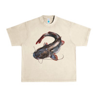 Sandshell Catfish Illustrations Urban Heavy Tee - LillyAllenDesigns