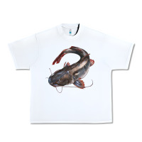 White Catfish Illustrations Urban Heavy Tee - LillyAllenDesigns