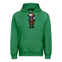 Emerald black angus Urban Hoodie - RanaPortraitStore