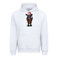 White black angus Urban Hoodie - RanaPortraitStore