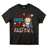 Asphalt I Run On Coffee And Baseball Frappe Heavy Core Tee - FaDigitalArtStudio