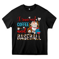 Black I Run On Coffee And Baseball Frappe Heavy Core Tee - FaDigitalArtStudio