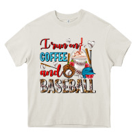 Cream I Run On Coffee And Baseball Frappe Heavy Core Tee - FaDigitalArtStudio