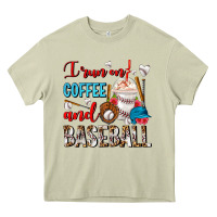 Mossy I Run On Coffee And Baseball Frappe Heavy Core Tee - FaDigitalArtStudio