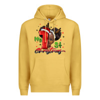 Antique Gold my first christmas african girl Premium Hoodie - BarkalooDesign