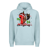 Blue Mist my first christmas african girl Premium Hoodie - BarkalooDesign