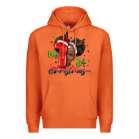 Carrot my first christmas african girl Premium Hoodie - BarkalooDesign