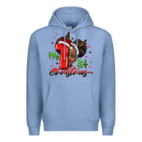 Colony Blue my first christmas african girl Premium Hoodie - BarkalooDesign