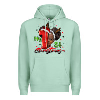 Seafoam my first christmas african girl Premium Hoodie - BarkalooDesign