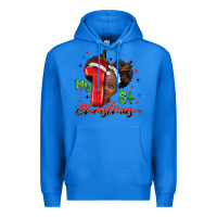 True Royal my first christmas african girl Premium Hoodie - BarkalooDesign
