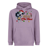 Lavender mooey christmas Heavyweight Hoodie - RanaPortraitStore
