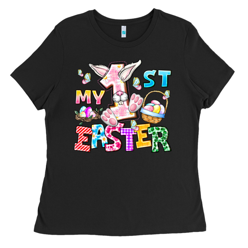 My 1st Easter Ladies Tee by CowhideDigitalArt | Teevron