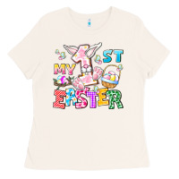 Bone My 1st Easter Ladies Tee - CowhideDigitalArt