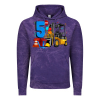 Cloud Purple forklift birthday five Vintage Hoodie - Artiststas