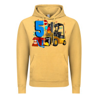 Forklift Birthday Five Vintage Hoodie | Teevron