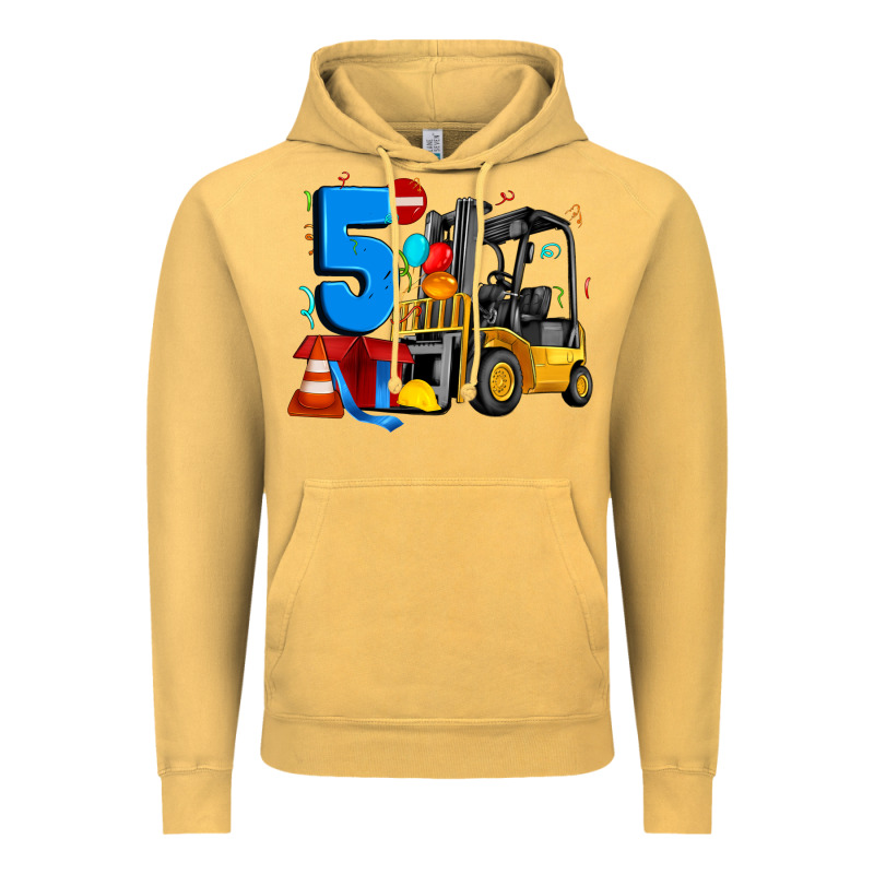 Forklift Birthday Five Vintage Hoodie by Artiststas | Teevron