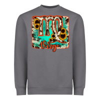 Storm virgo turquoise cowhide Heavyweight Sweatshirt - RanaPortraitStore