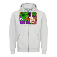 Dove Grey boo heifer Zipper Hoodie - Jasminsmagicworld