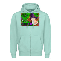 Seafoam boo heifer Zipper Hoodie - Jasminsmagicworld