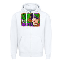 White boo heifer Zipper Hoodie - Jasminsmagicworld