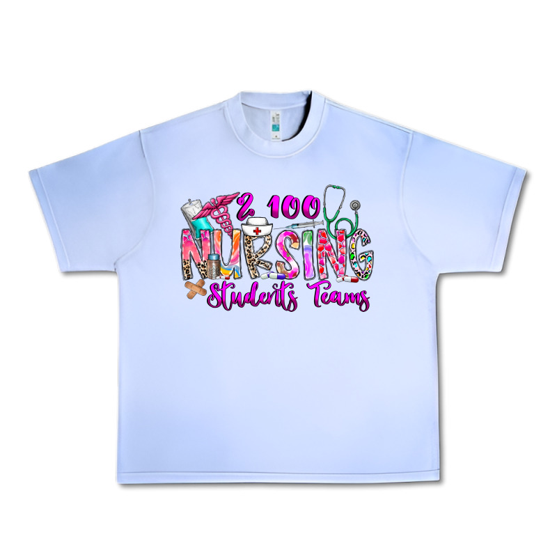 100 Nursing Students Teams Urban Heavy Tee by CowhideDigitalArt | Teevron
