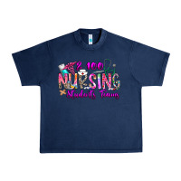 Navy 100 Nursing Students Teams Urban Heavy Tee - CowhideDigitalArt