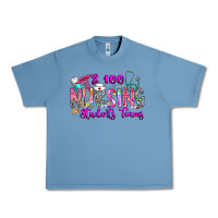 Pebble Blue 100 Nursing Students Teams Urban Heavy Tee - CowhideDigitalArt