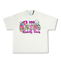 Pistachio 100 Nursing Students Teams Urban Heavy Tee - CowhideDigitalArt