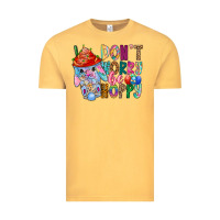 Vintage Mustard DON T WORRY Be hoppy Easter Vintage Tee - CowhideDigitalArt